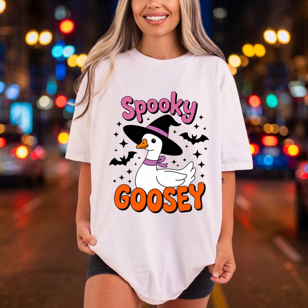 Spooky Goosey Halloween Diy Halloween Funny Ready to Press DTF Transfer for Dtf