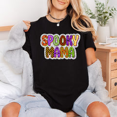 Spooky Mama Halloween Font Halloween Mom Ready to Press DTF Transfer for Dtf