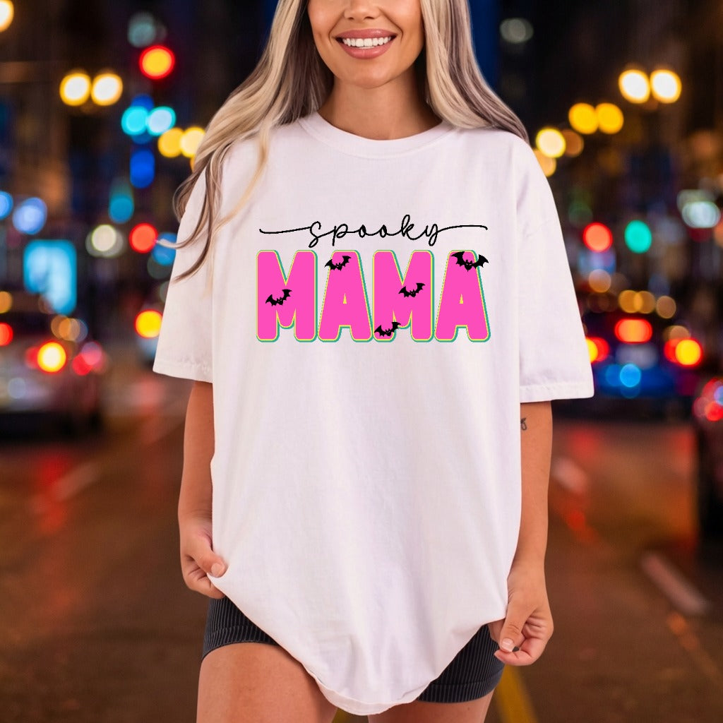 Spooky Mama Halloween Retro Halloween Mom Ready to Press DTF Transfer for Dtf