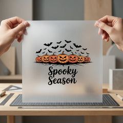 Spooky Season Pumpkins Bats Halloween Fall Ready to Press DTF Transfer for Dtf