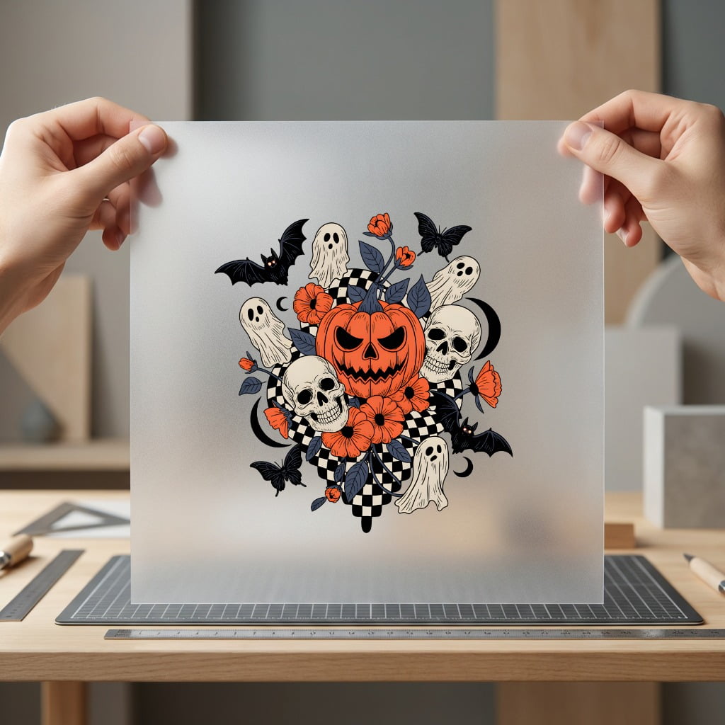 Spooky Squad Halloween Retro Halloween Vintage Ready to Press DTF Transfer for Dtf