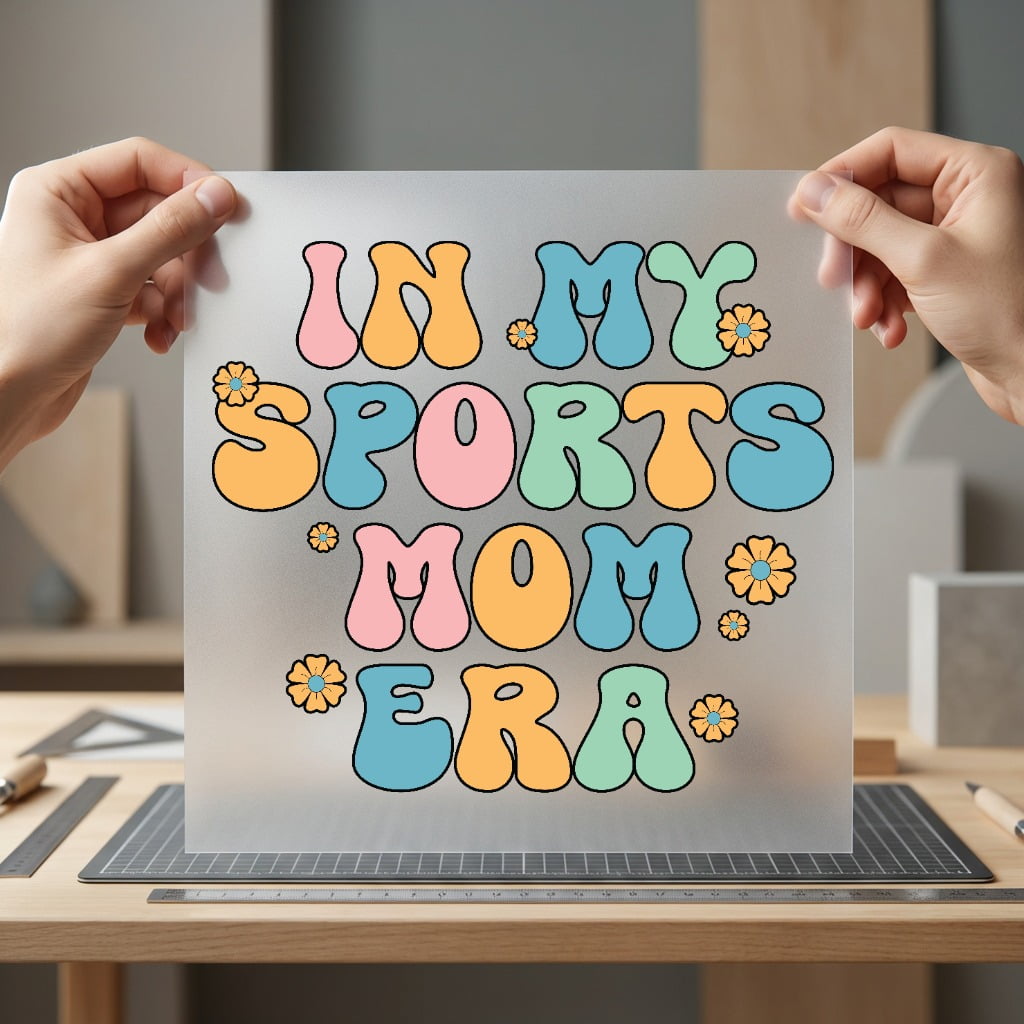 Sports Mom Era Retro Mom Retro Ready to Press DTF Transfer for Dtf