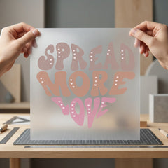 Spread More Love Retro Valentine Vintage Ready to Press DTF Transfer for Dtf