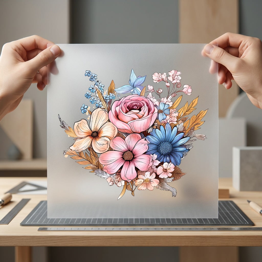 Spring Floral Bouquet Elegant Spring Floral Ready to Press DTF Transfer for Dtf