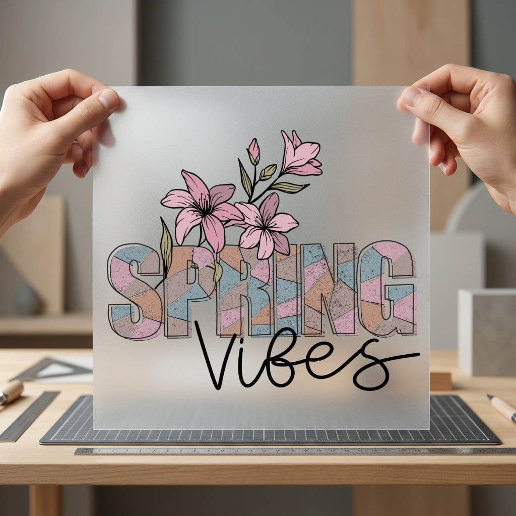 Spring Vibes Floral Cozy Spring Vintage Ready to Press DTF Transfer for Dtf