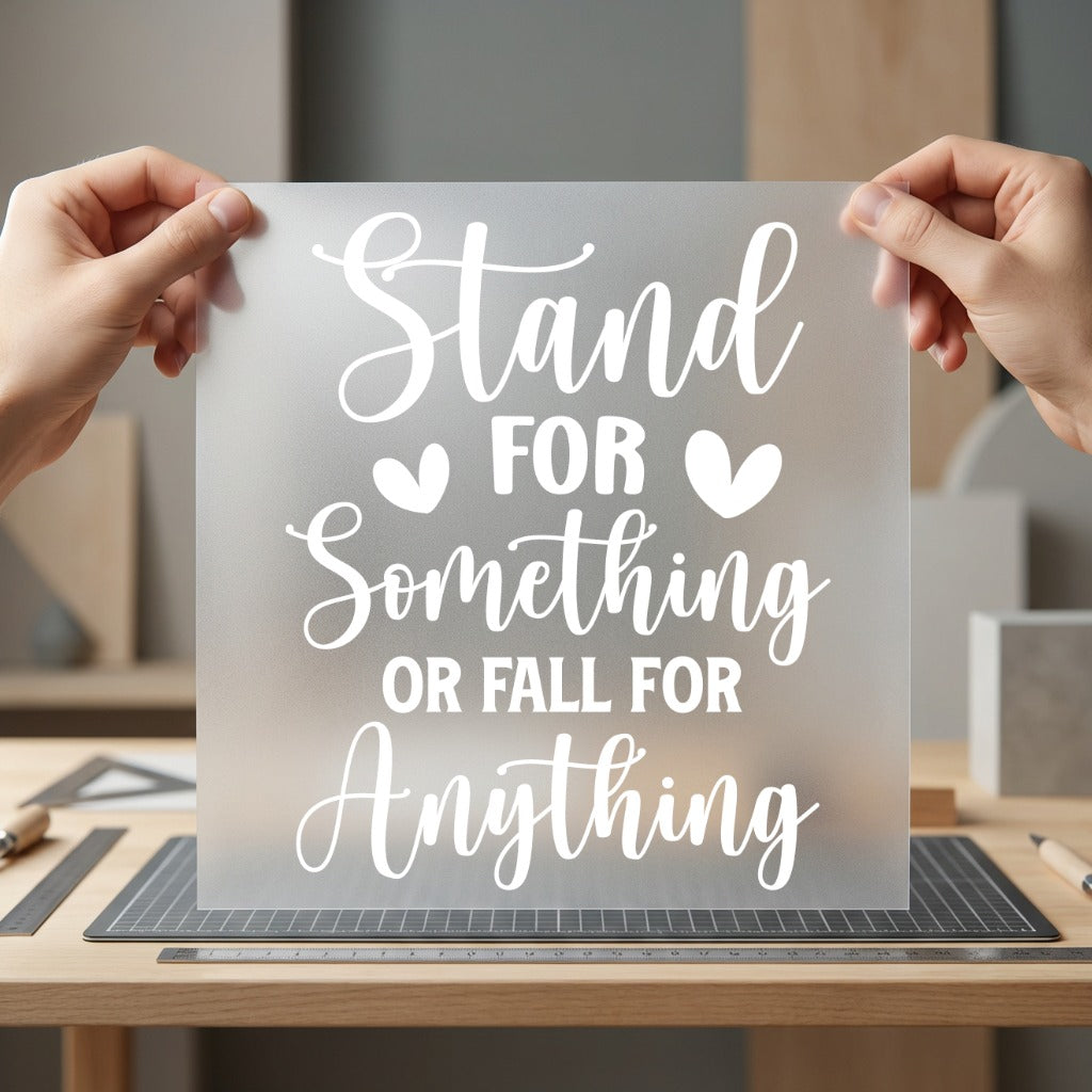 Stand Something Motivational Diy Empowerment Collection Good Vibes Collection Ready to Press DTF Transfer for Dtf