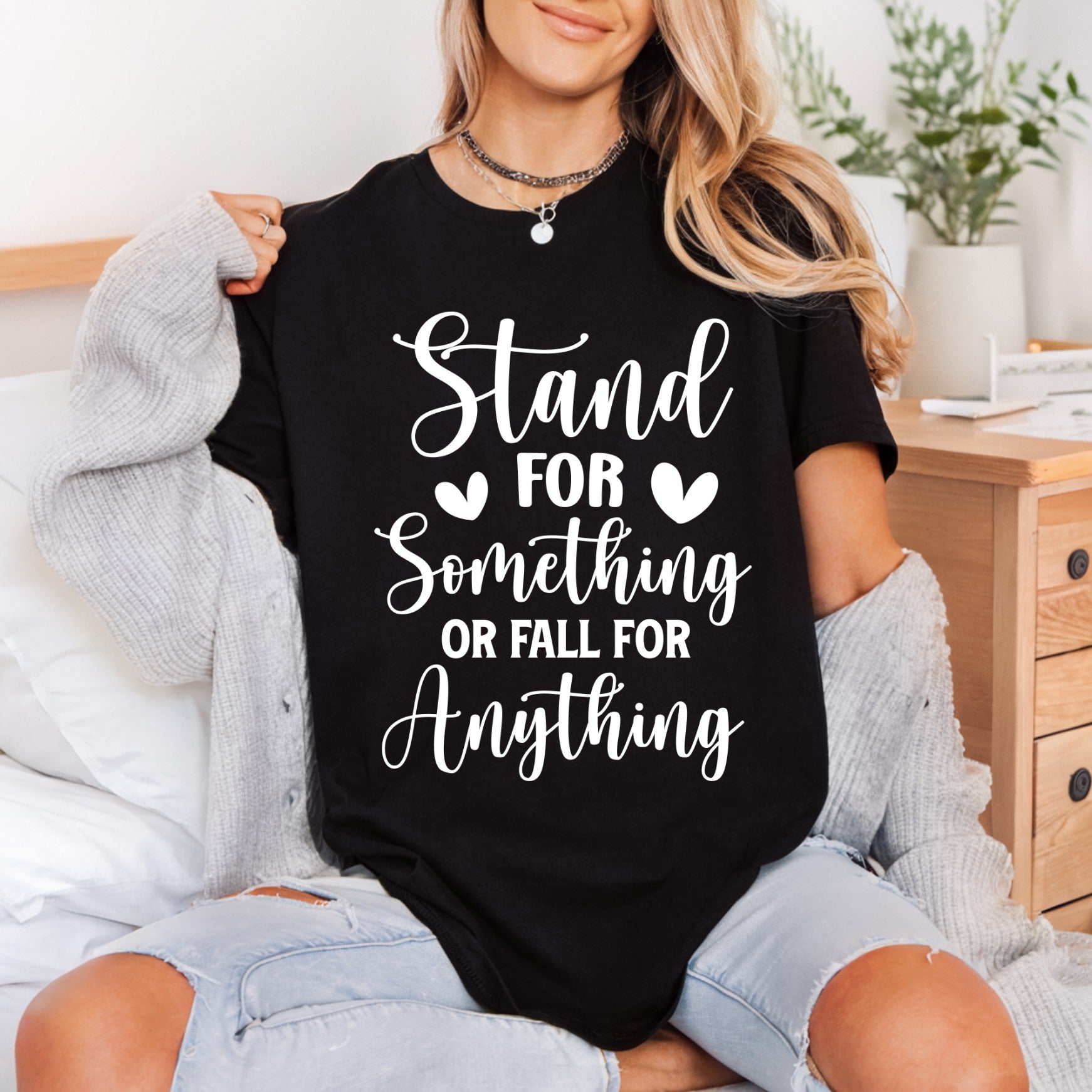 Stand Something Motivational Diy Empowerment Collection Good Vibes Collection Ready to Press DTF Transfer for Dtf