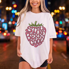 Stay Berry Retro Diy Funny Sarcastic Ready to Press DTF Transfer for Dtf