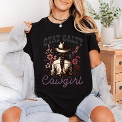 Stay Salty Cowgirl Retro Faith Bible Ready to Press DTF Transfer for Dtf