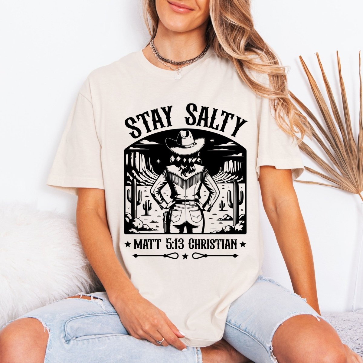 Stay Salty Matt 5:13 | Western Faith Tee - Luckets.com