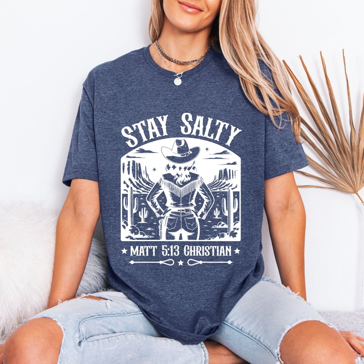 Stay Salty Matt 5:13 | Western Faith Tee - Luckets.com