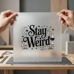 Stay Weird Mystical Diy Halloween Ready to Press DTF Transfer for Dtf