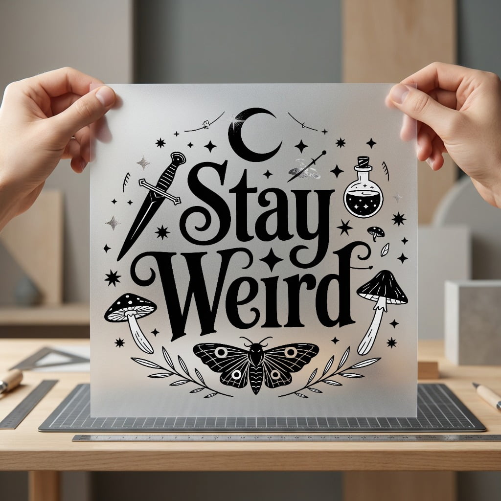 Stay Weird Mystical Witchy Boho Aesthetic Ready to Press DTF Transfer for Dtf
