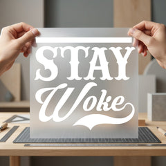 Stay Woke Empowering Diy Usa Freedom Ready to Press DTF Transfer for Dtf