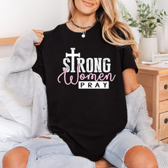 Strong Women Pray Faith-inspired Christian Faith Ready to Press DTF Transfer for Dtf
