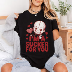 Sucker You Valentine Doll Valentine Ready to Press DTF Transfer for Dtf