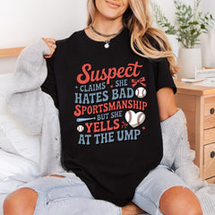 Suspect Claims She Hates Mom Funny Ready to Press DTF Transfer for Dtf