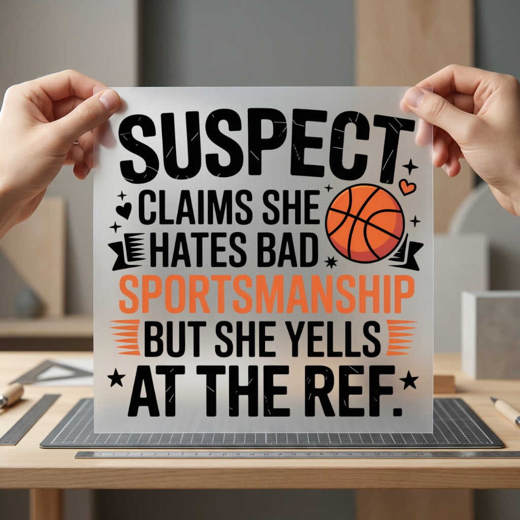 Suspect Claims She Hates Mom Funny Ready to Press DTF Transfer for Dtf