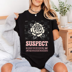 Suspect Tattoo Rose Retro Vintage Retro Ready to Press DTF Transfer for Dtf