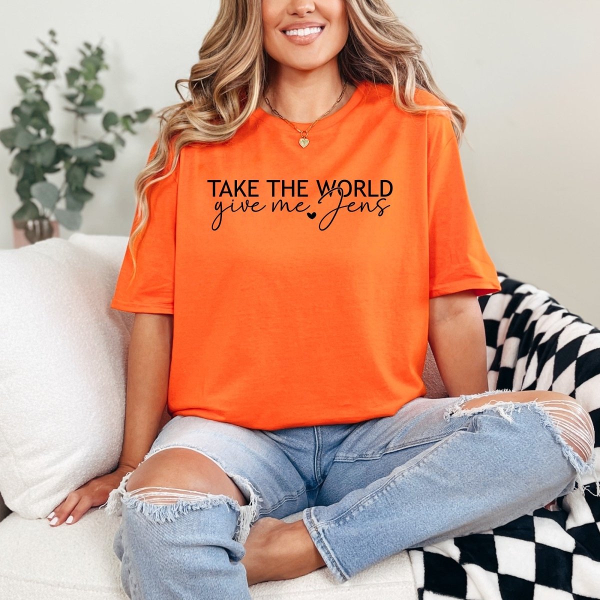 TAKE THE WORLD Give Me Jens | Faithful Devotion Tee - Luckets.com