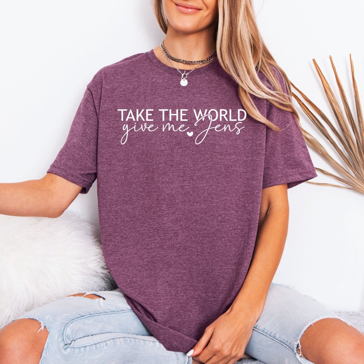 TAKE THE WORLD Give Me Jens | Faithful Devotion Tee - Luckets.com