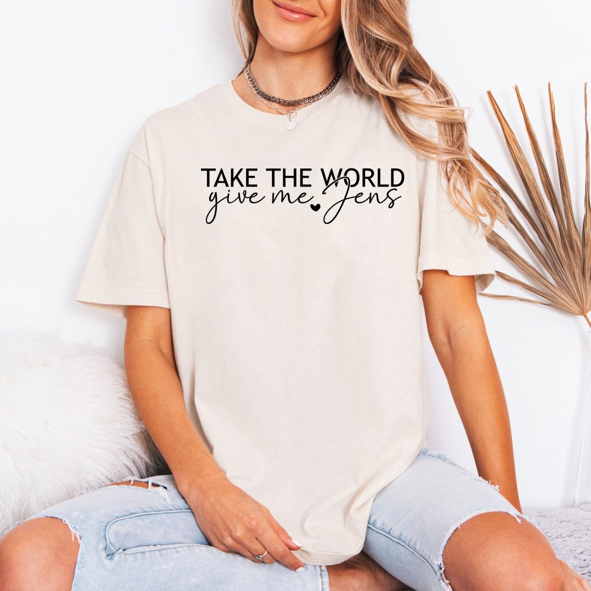 TAKE THE WORLD Give Me Jens | Faithful Devotion Tee - Luckets.com