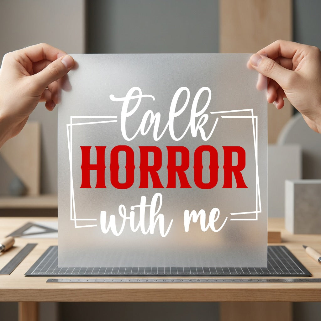Talk Horror Spooky Season Halloween Vintage Ready to Press DTF Transfer for Dtf