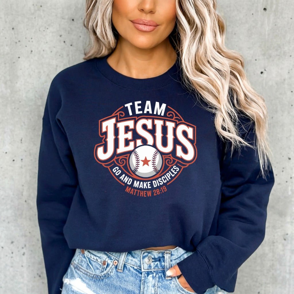 Team Jesus | Bold Faith & Scripture Sweatshirt - Luckets.com