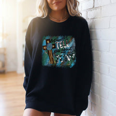 Tell You About My Jesus | Rustic Cross Faith Sweatshirt - Luckets.com