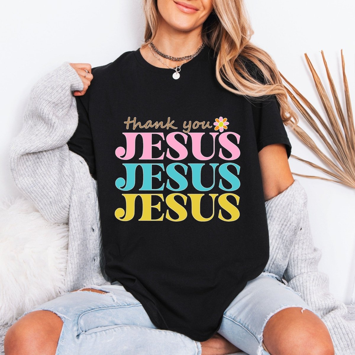 Thank You Jesus | Grateful Faith Tee - Luckets.com