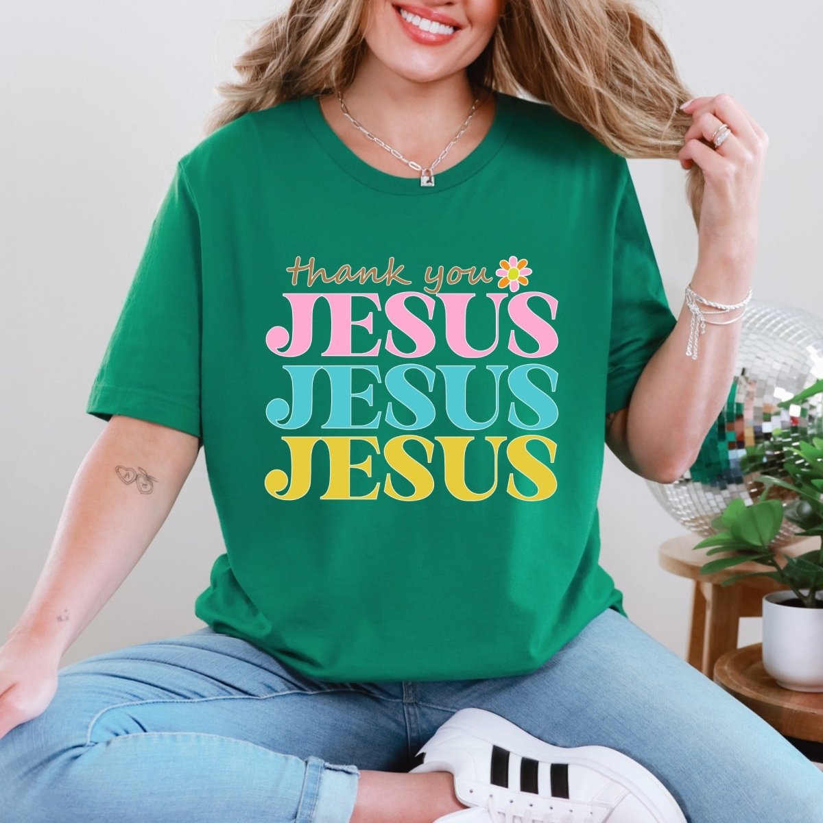 Thank You Jesus | Grateful Faith Tee - Luckets.com