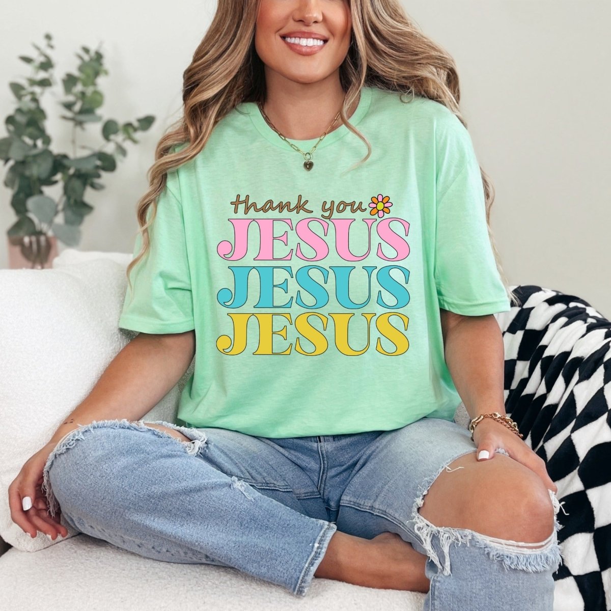 Thank You Jesus | Grateful Faith Tee - Luckets.com