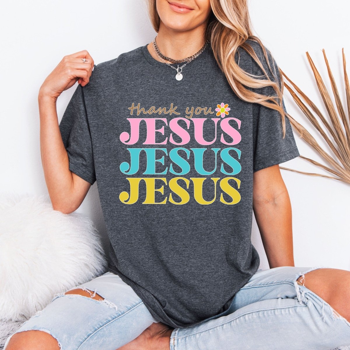 Thank You Jesus | Grateful Faith Tee - Luckets.com