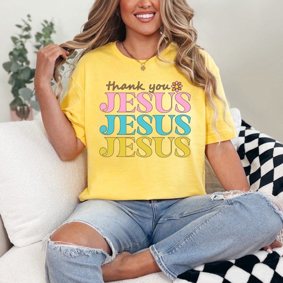 Thank You Jesus | Grateful Faith Tee - Luckets.com