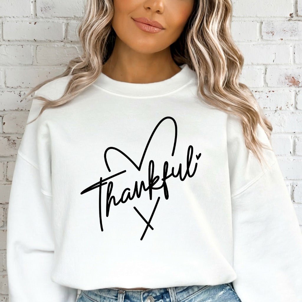 Thankful Heart | Gratitude & Blessings Sweatshirt - Luckets.com