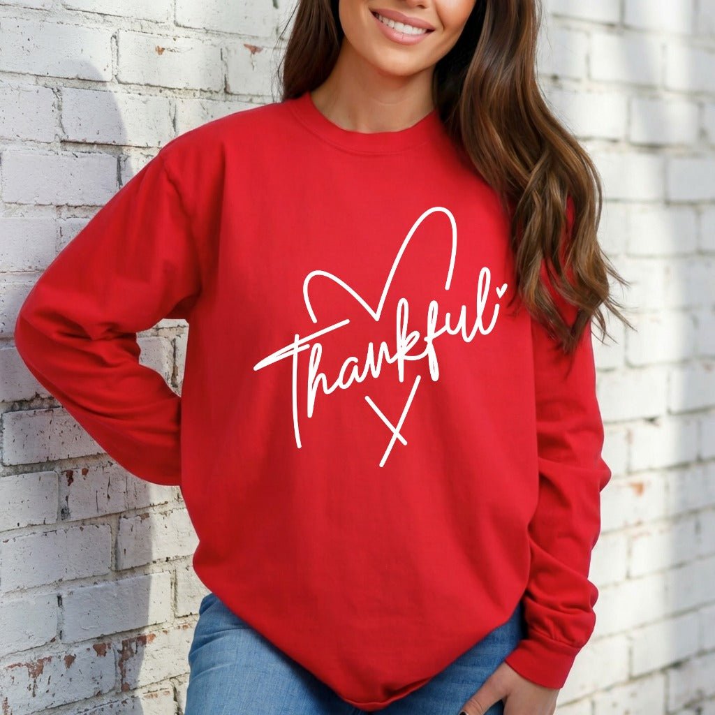 Thankful Heart | Gratitude & Blessings Sweatshirt - Luckets.com