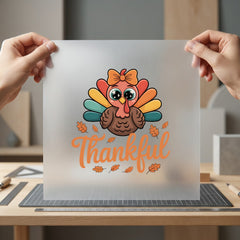 Thanksgiving Turkey Fall Diy Thanksgiving Fall Ready to Press DTF Transfer for Dtf