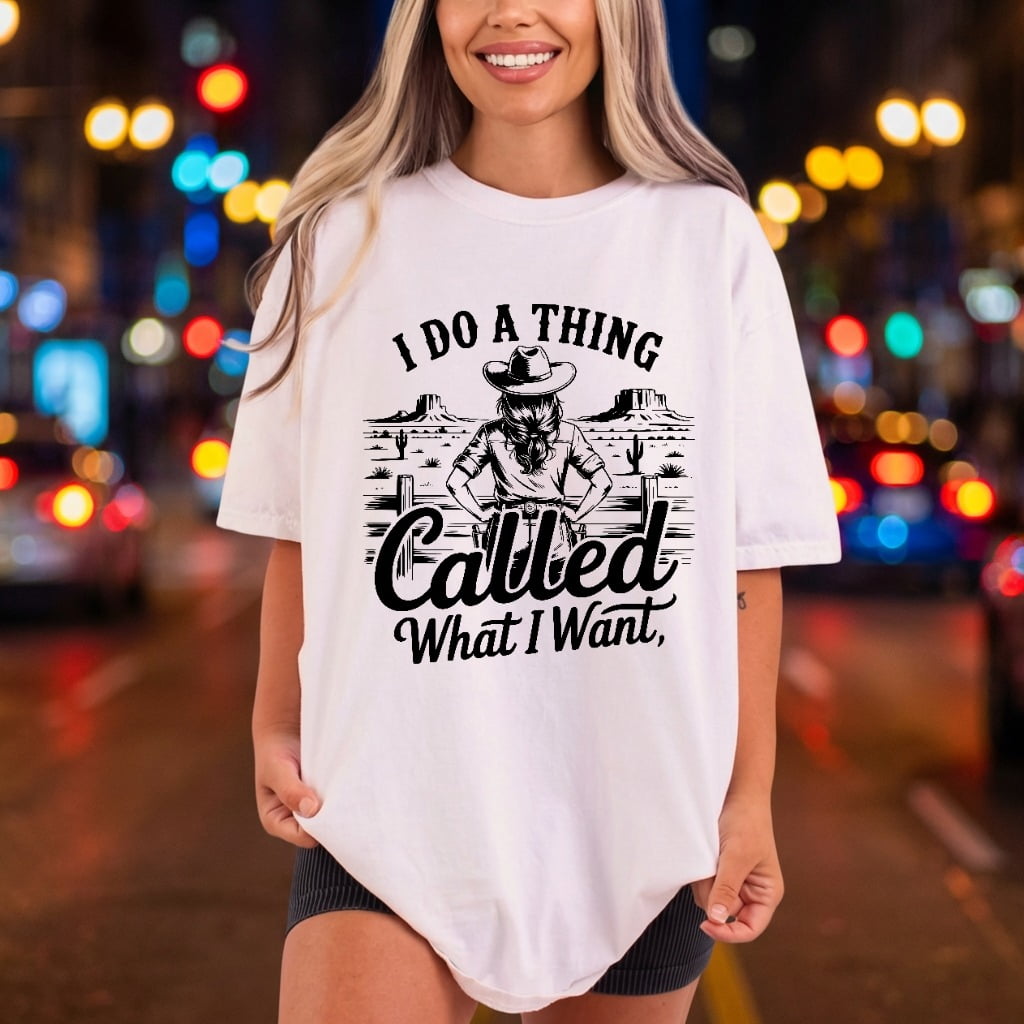 Thing Called What Want Usa Vintage Ready to Press DTF Transfer for Dtf