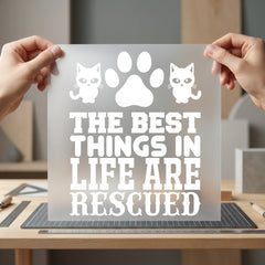Things Life Rescued Pet Pet Ready to Press DTF Transfer for Dtf