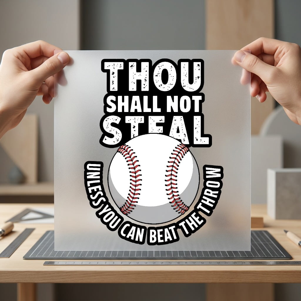 Thou Shall Not Steal Mom Funny Ready to Press DTF Transfer for Dtf