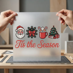 Tis Season Christmas Diy Christmas Ready to Press DTF Transfer for Dtf