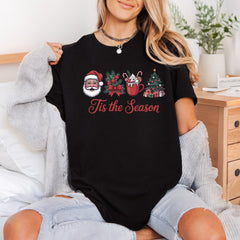 Tis Season Classic Christmas Christmas Winter Ready to Press DTF Transfer for Dtf