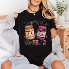 Together Like Food Diy Valentine Funny Ready to Press DTF Transfer for Dtf