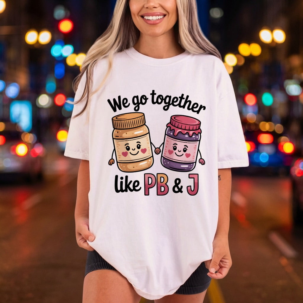 Together Like Food Diy Valentine Funny Ready to Press DTF Transfer for Dtf