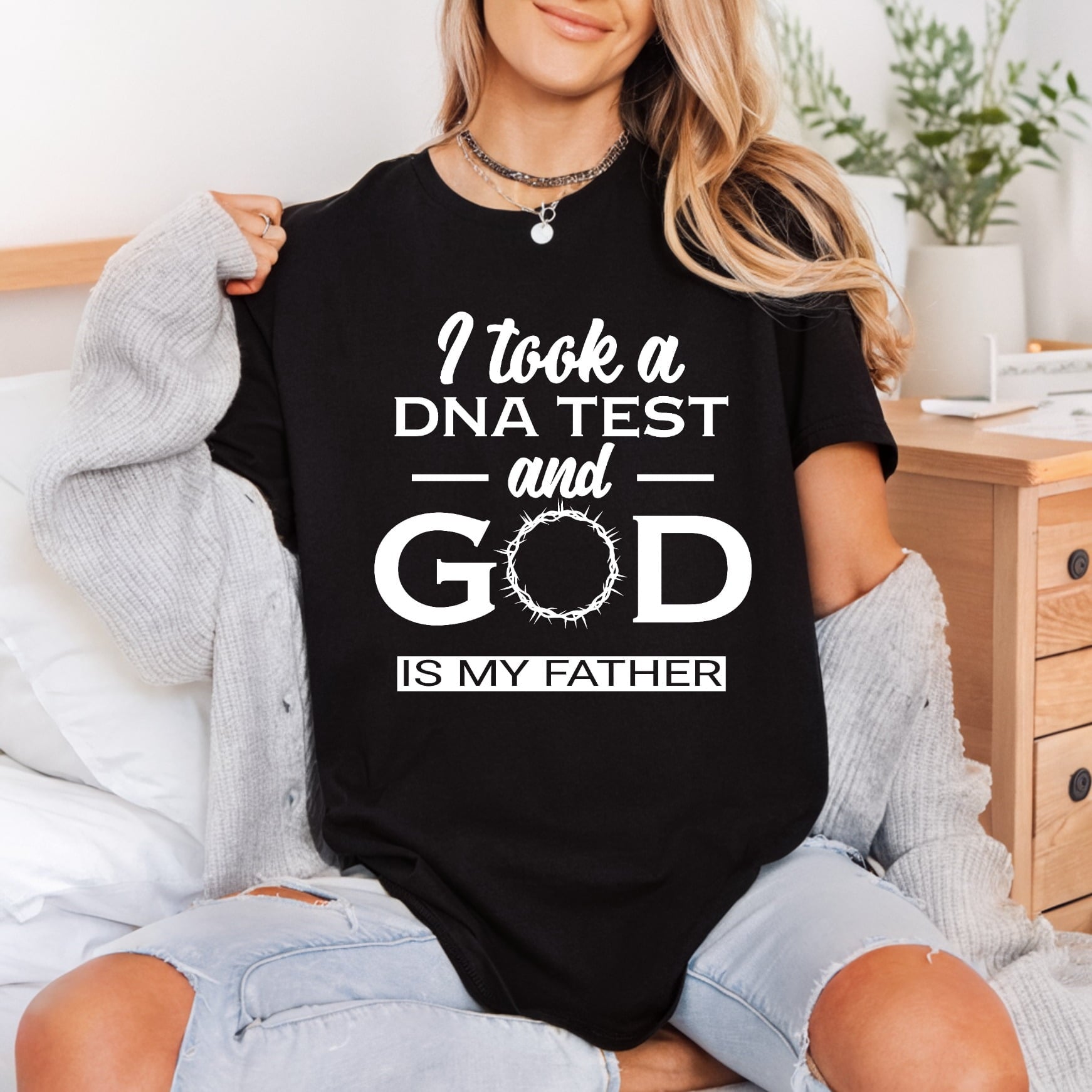 Took Dna Test God Christian Faith Ready to Press DTF Transfer for Dtf