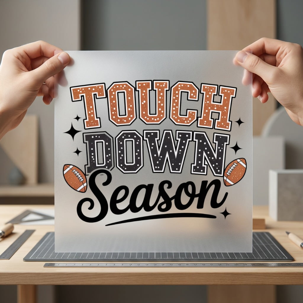 Touchdown Season Football Game Mom Dad Ready to Press DTF Transfer for Dtf