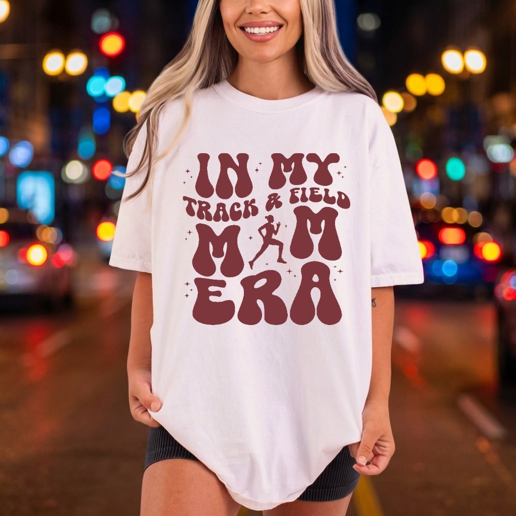 Track Field Mom Era Mom Retro Ready to Press DTF Transfer for Dtf