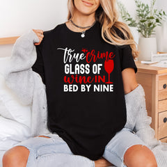 True Crime Wine Cozy Funny Sarcastic Ready to Press DTF Transfer for Dtf