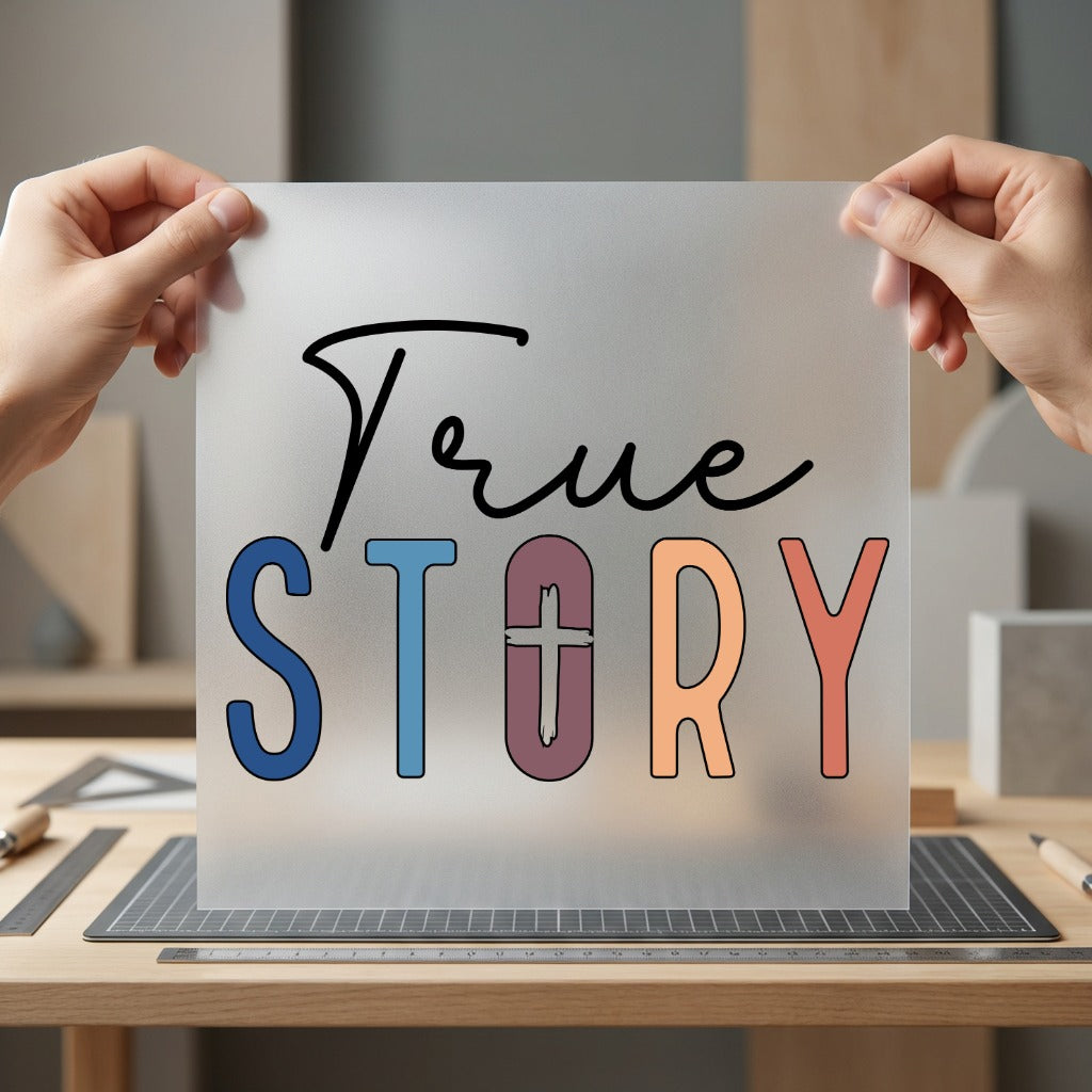 True Story Christian Faith-based Christian Faith Ready to Press DTF Transfer for Dtf
