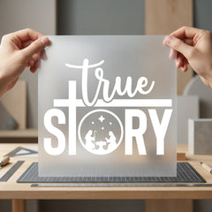 True Story Nativity Christian Christian Faith Ready to Press DTF Transfer for Dtf